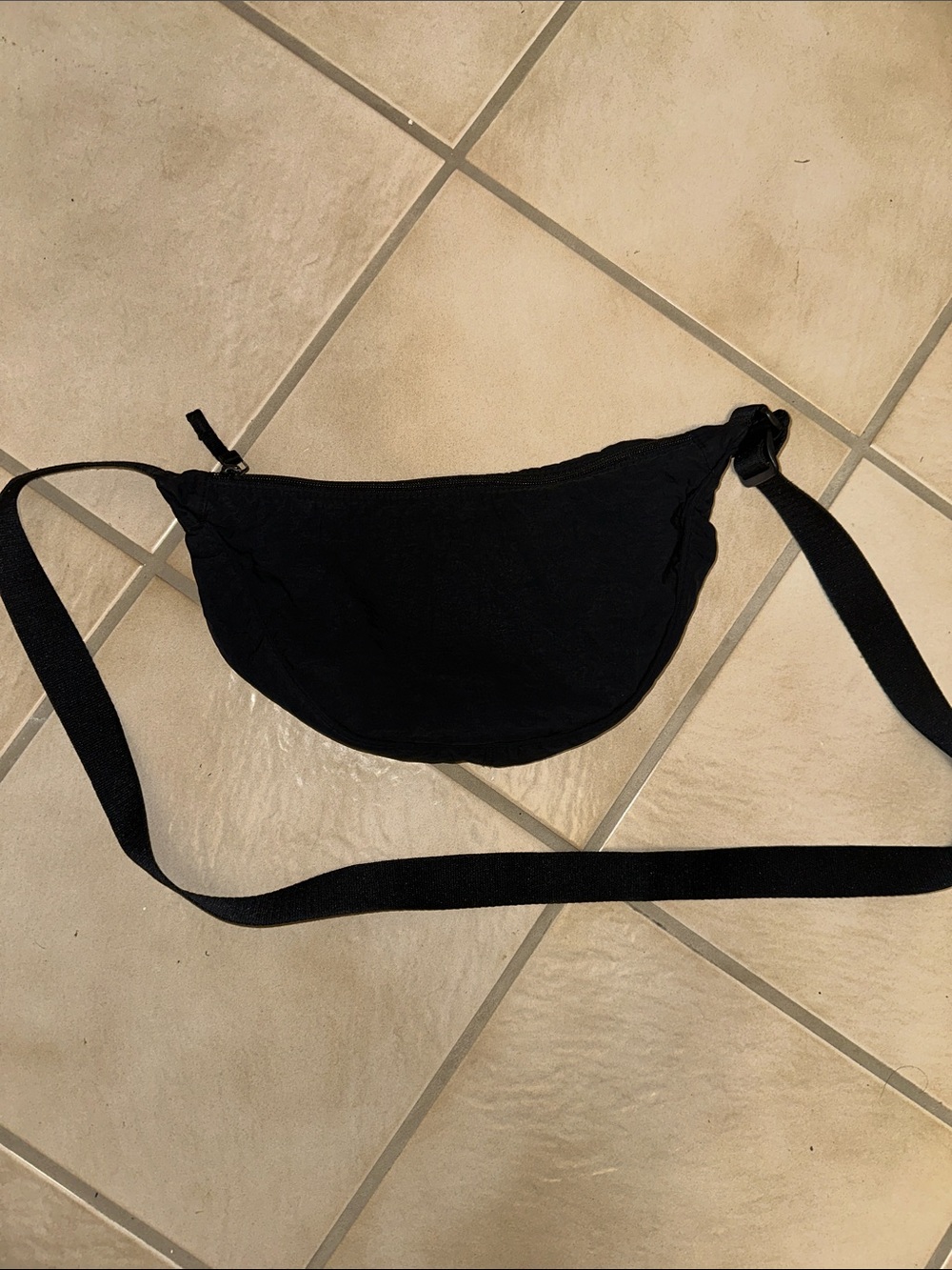 Black Crossbody Waist Bag - Uniqlo